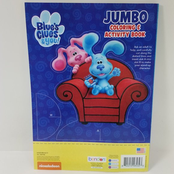 Blues Clue's and you Jumbo Coloring and Activity book - Picture 5 of 5